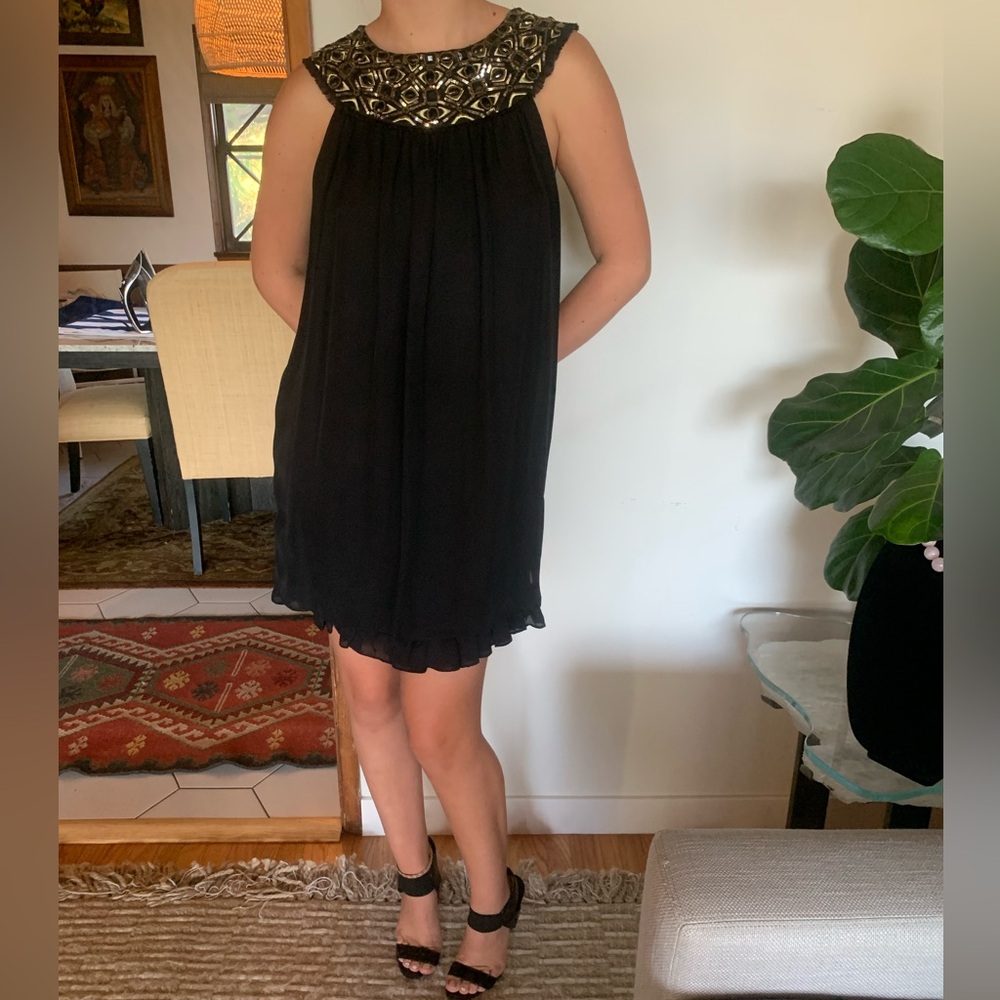 Alice and Olivia A Line Silk Cocktail Dress size M